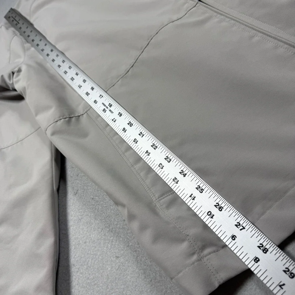 Weatherproof Mens XL Light Gray Full Zip Mesh‎ Lined Lightweight Jacket